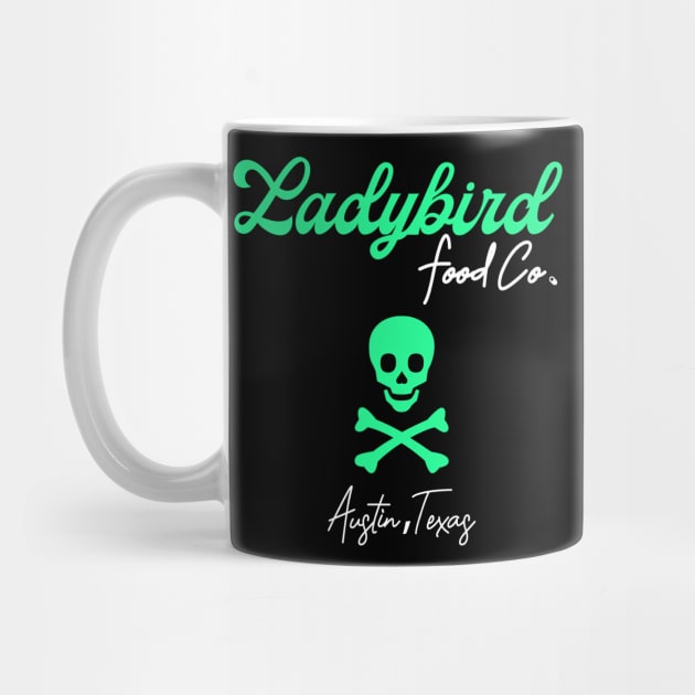 Ladybird Food Co. Minty Green Friendly Skull & Crossbones by Ladybird Food Co.